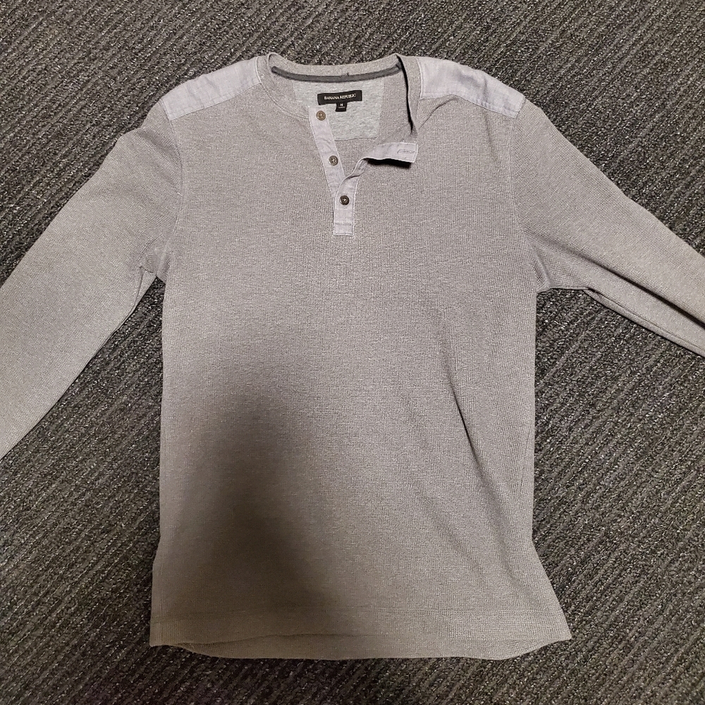 Banana Republic textured thermal henley